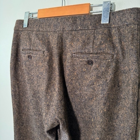 Maxmara  brown wool weaved trouser pants 46/XL - Picture 8 of 8